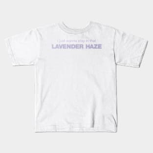 Lavender Haze Taylor Swift Kids T-Shirt